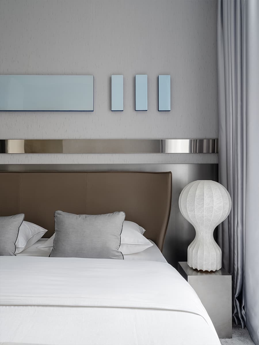 chambre deux-pièces 35m2 décoration contemporaine