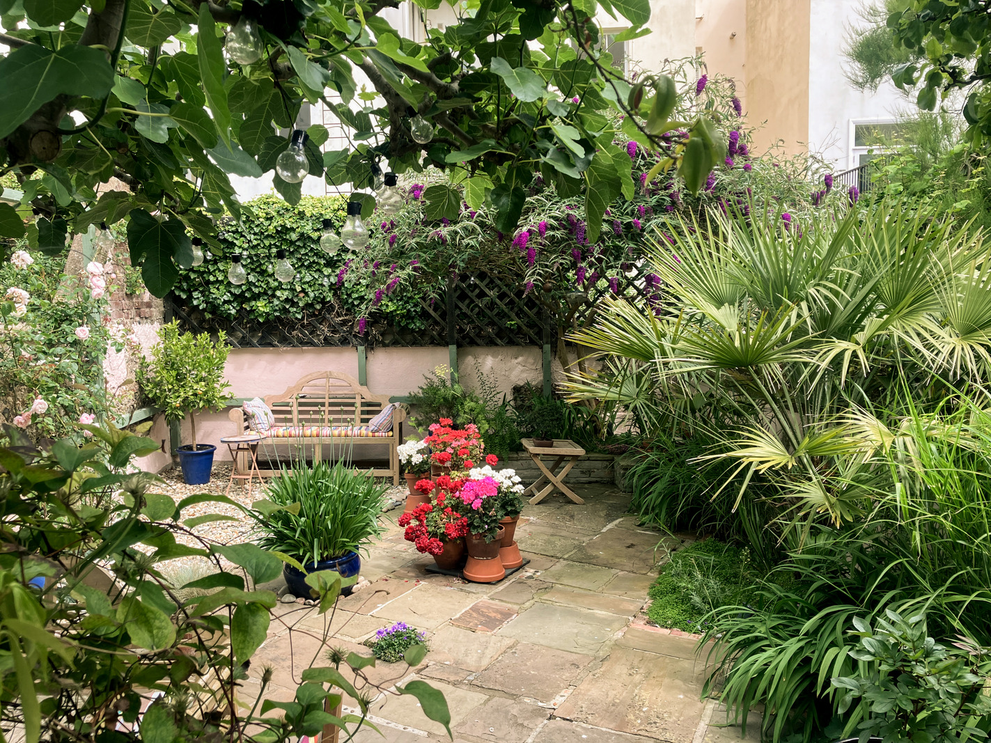 town garden English home town garden English home