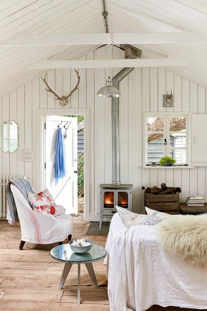 white living room with stove rustic chic style white living room with stove rustic chic style