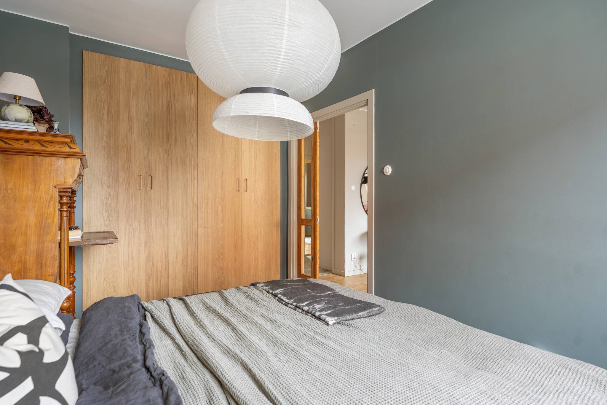 chambre bleue décoration scandinave appartement des années 50 chambre bleue décoration scandinave appartement des années 50