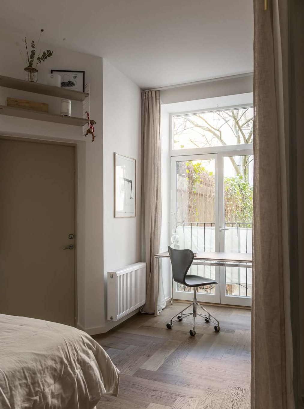 desk under a window in bedroom desk under a window in bedroom
