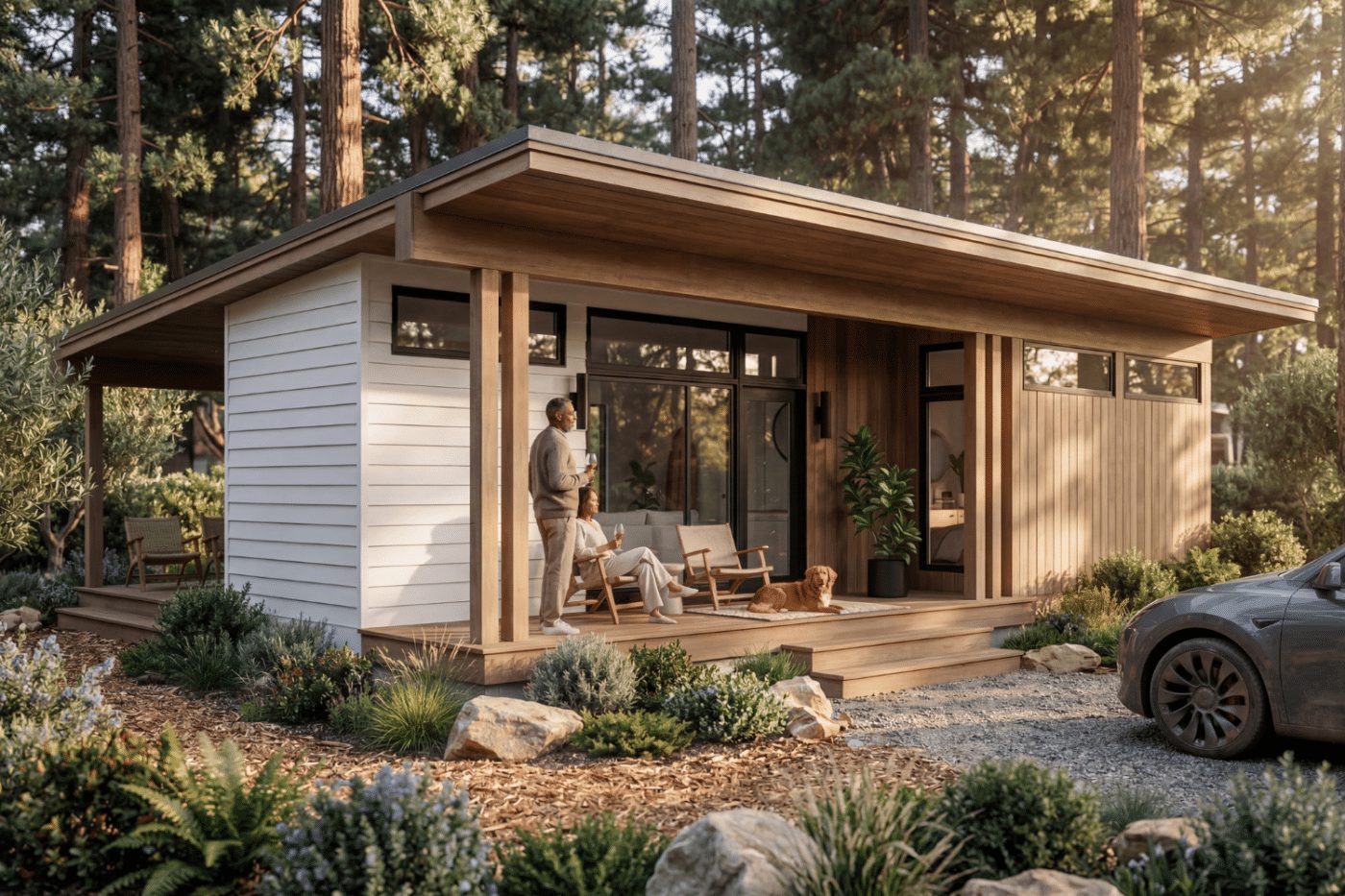 Une petite maison moderne de 59m2 pour changer sa façon d'habiter