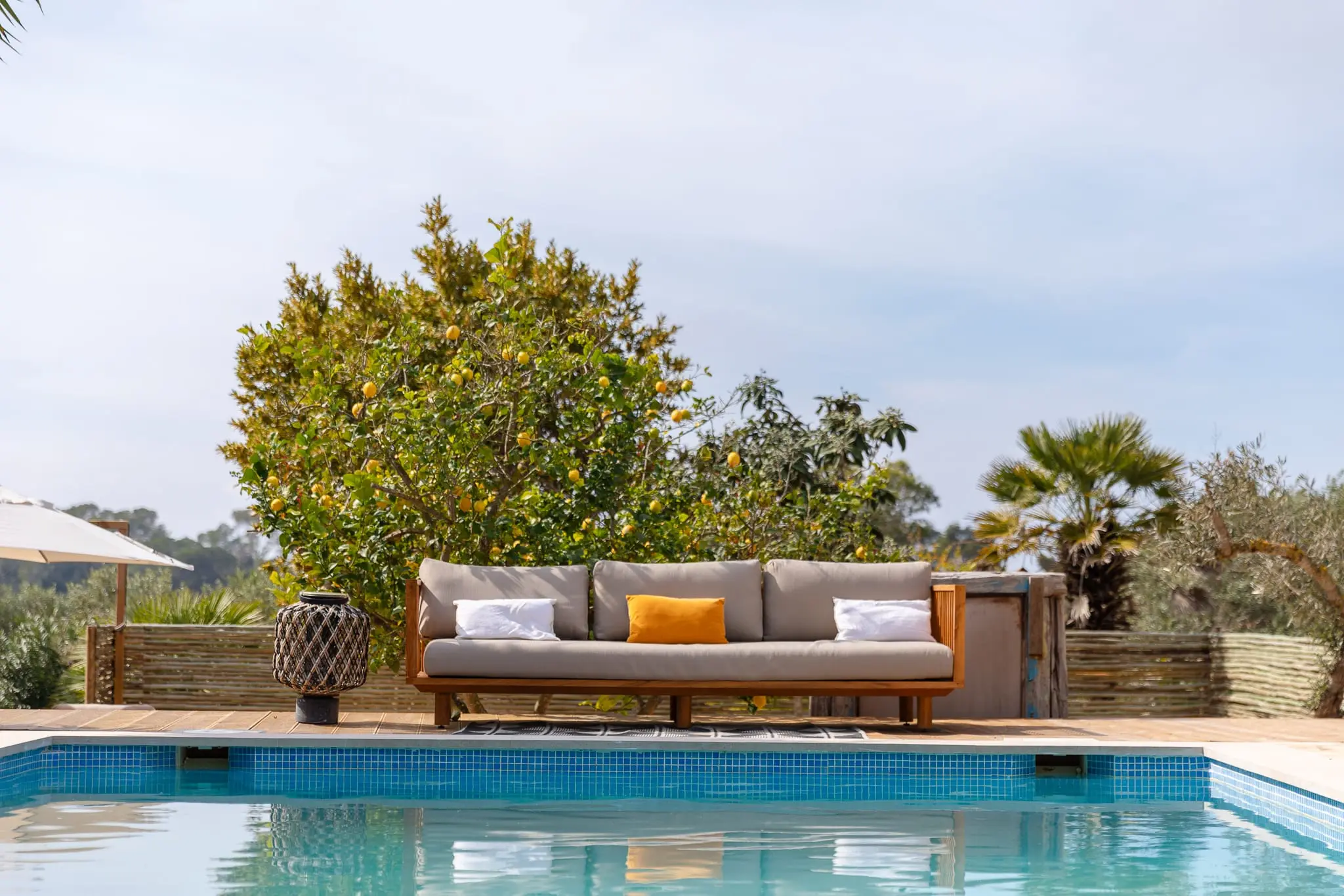 piscine finca authentique modernisée à Ibiza piscine finca authentique modernisée à Ibiza