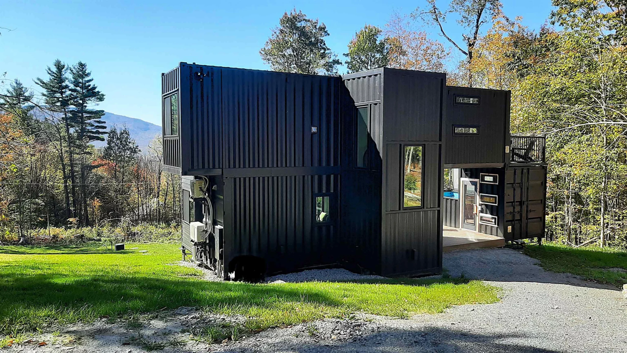 container home with pool The Vermont Villa Backcountry Containers container home with pool The Vermont Villa Backcountry Containers