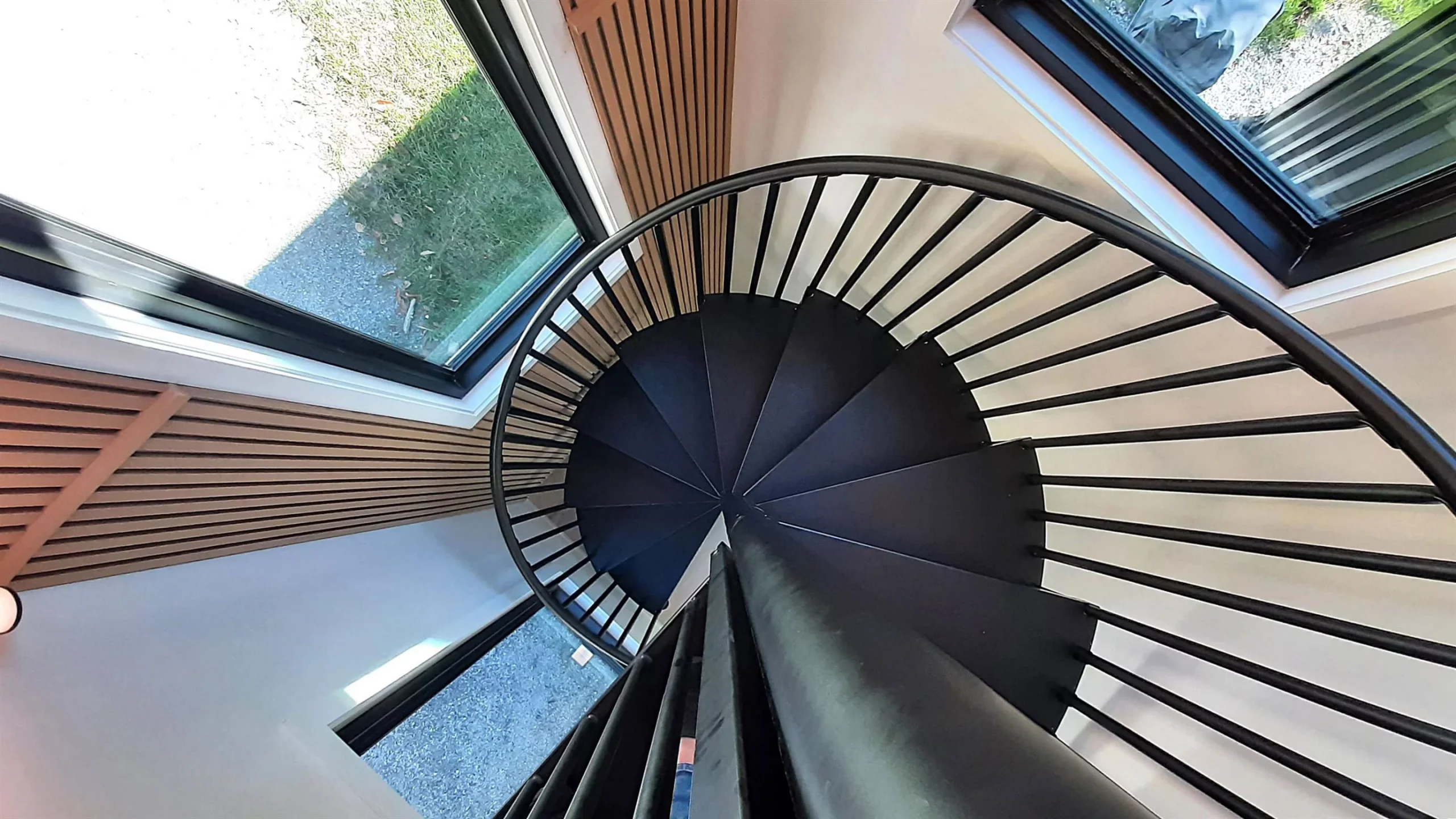 designer staircase in black metal designer staircase in black metal