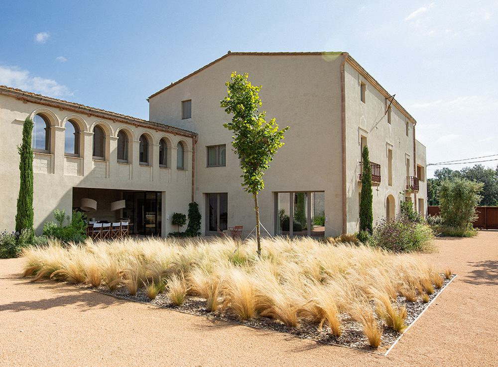 jardin graminées Casa Carolina Emporda Espagne