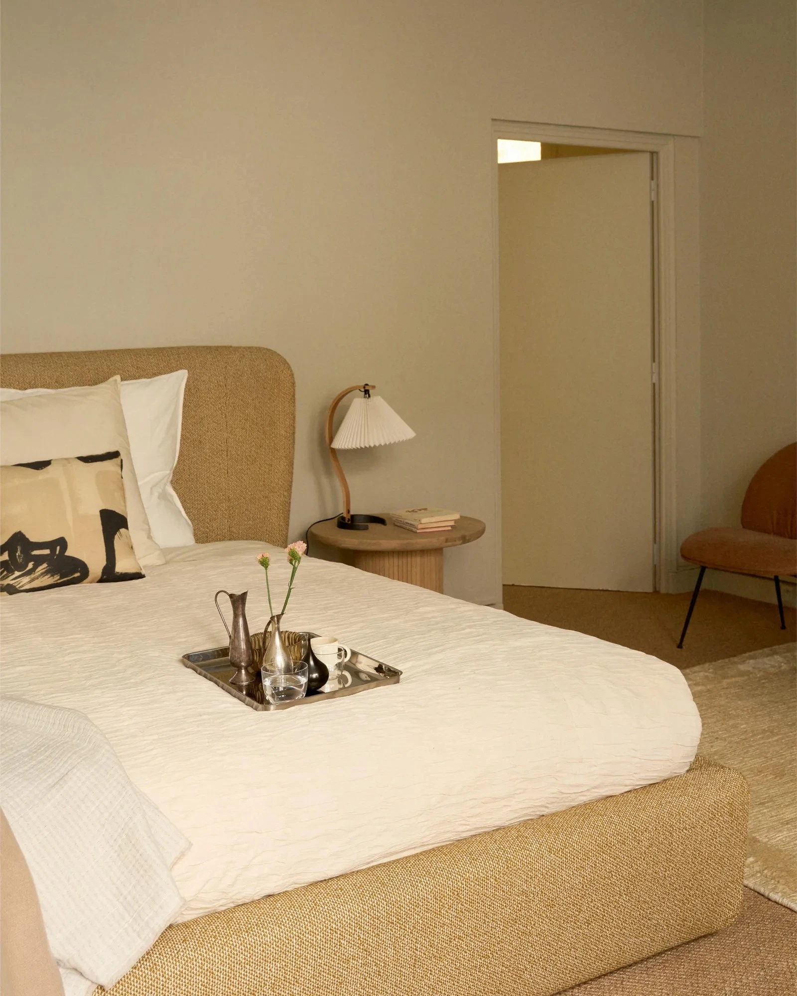 bedroom Haussmann-style apartment in Paris by Gubi