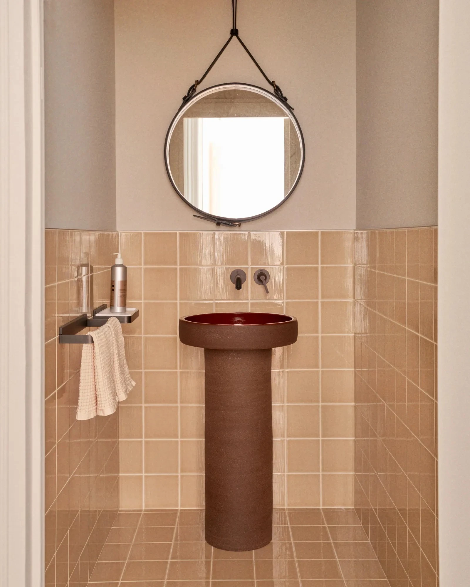 small designer bathroom