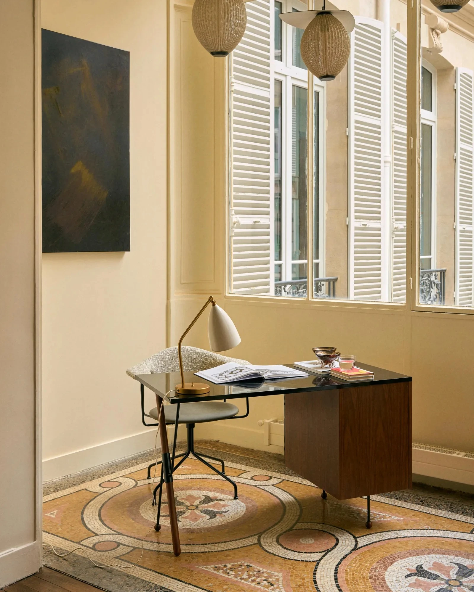 home office Haussmann-style apartment in Paris by Gubi