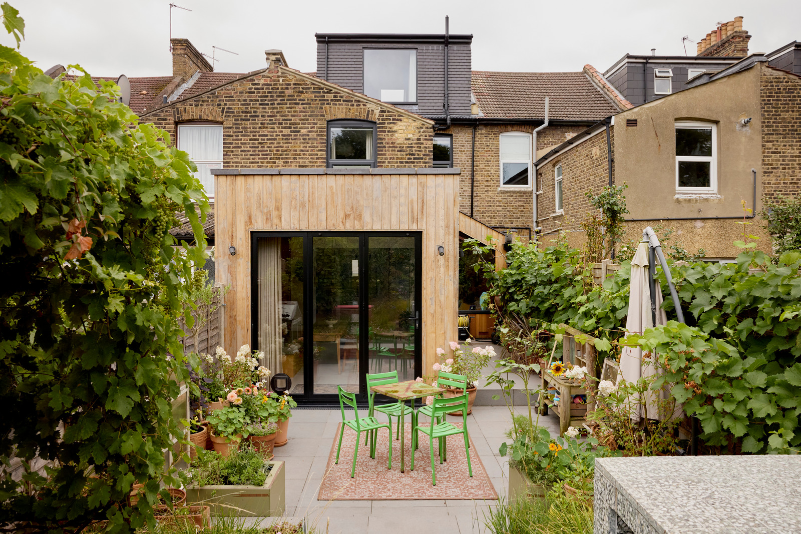 terrace Victorian house with a contemporary extension in Greater London