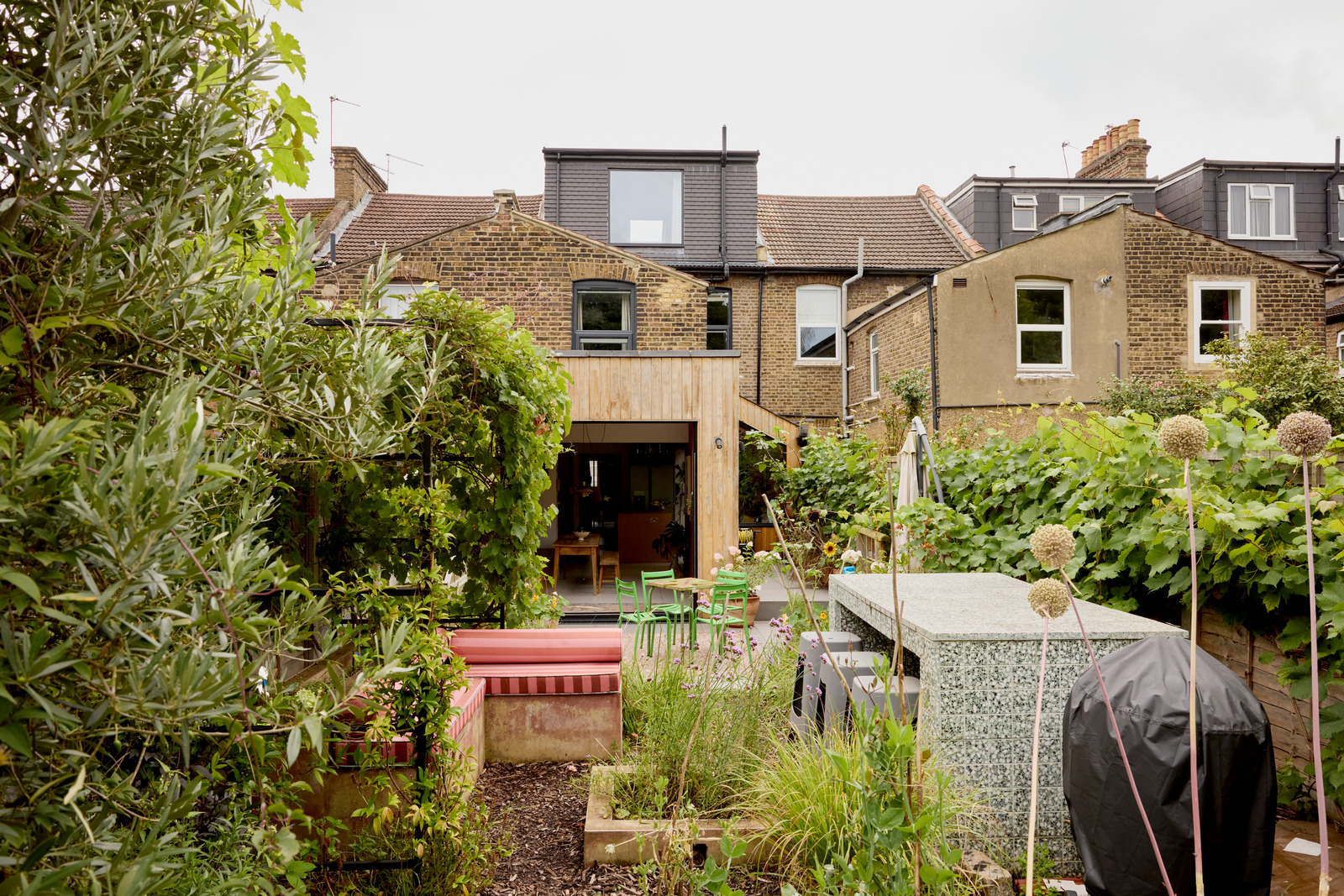 terrace Victorian house with a contemporary extension in Greater London