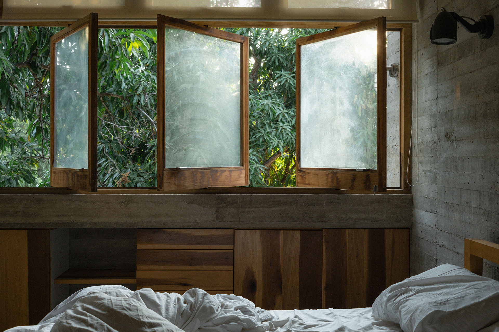 chambre casa Nu maison de plage en béton au Mexique au style minimaliste chambre casa Nu maison de plage en béton au Mexique au style minimaliste