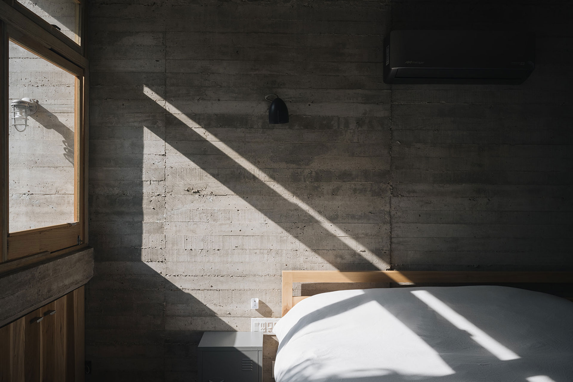 chambre casa Nu maison de plage en béton au Mexique au style minimaliste chambre casa Nu maison de plage en béton au Mexique au style minimaliste