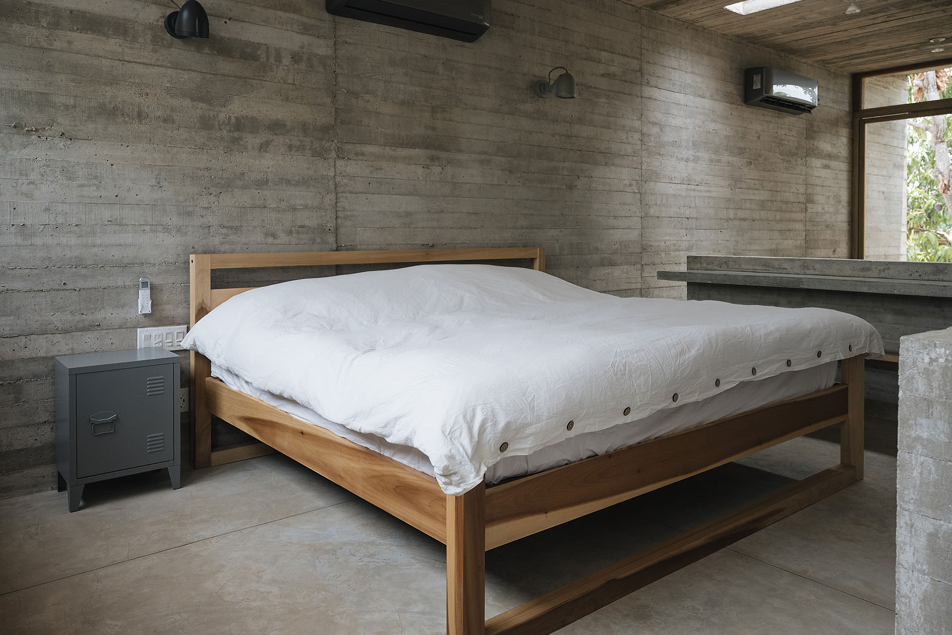 chambre casa Nu maison de plage en béton au Mexique au style minimaliste chambre casa Nu maison de plage en béton au Mexique au style minimaliste