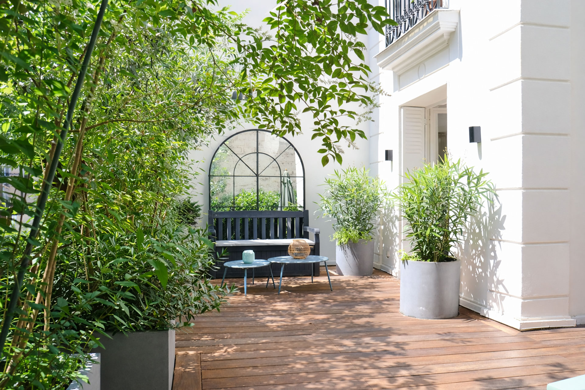 terrasse aménagée appartement haussmannien