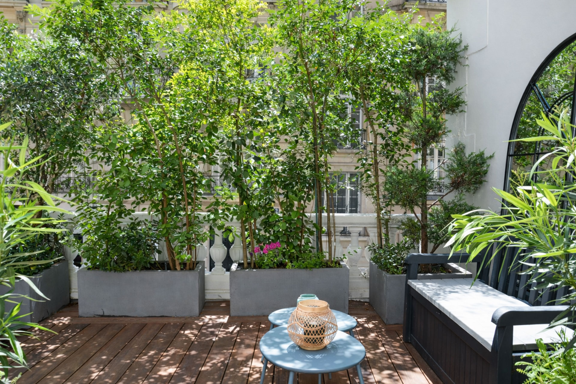 terrasse aménagée appartement haussmannien