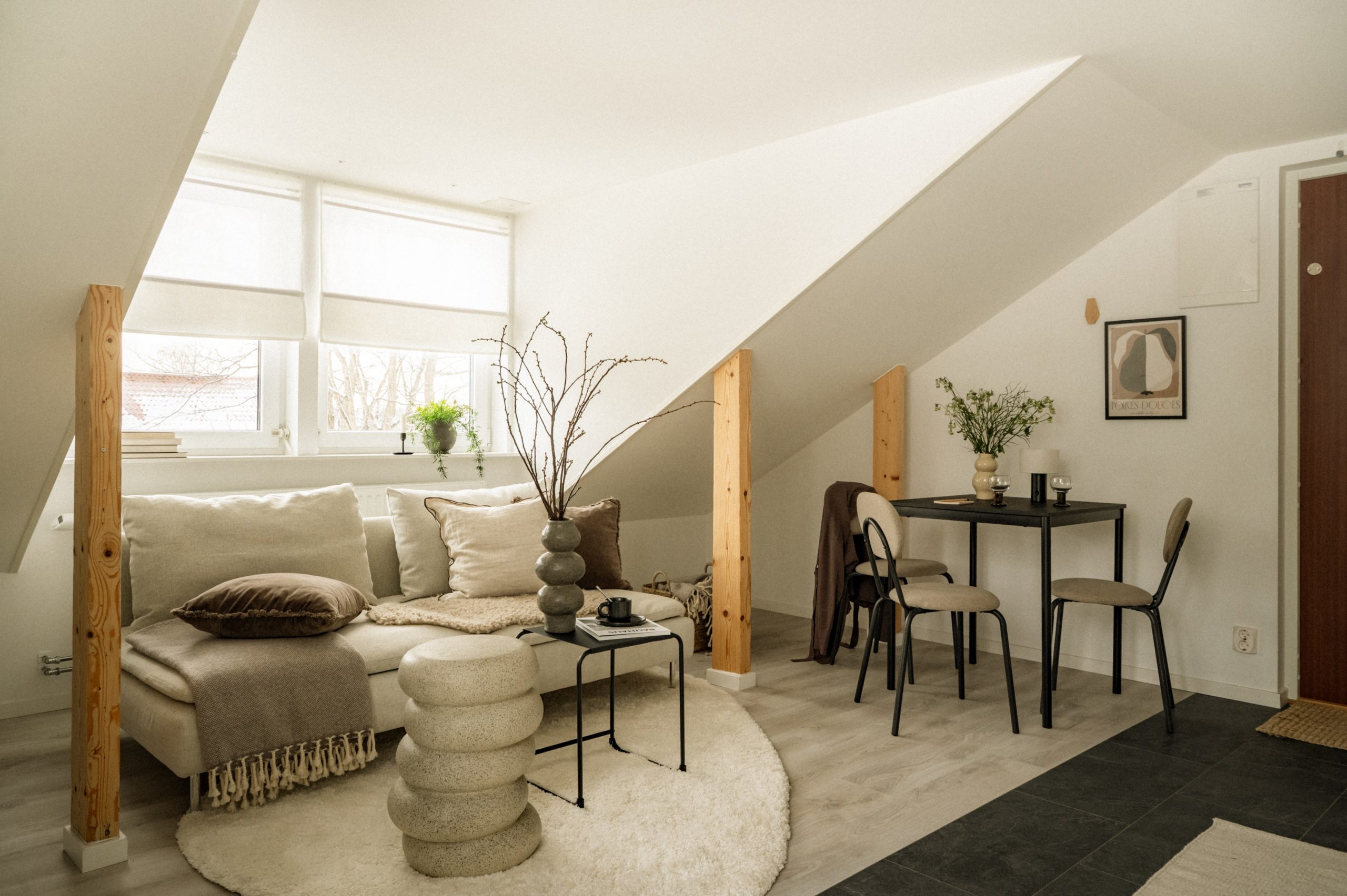 living room scandinavian decor 34sqm apartement under the attic living room scandinavian decor 34sqm apartement under the attic