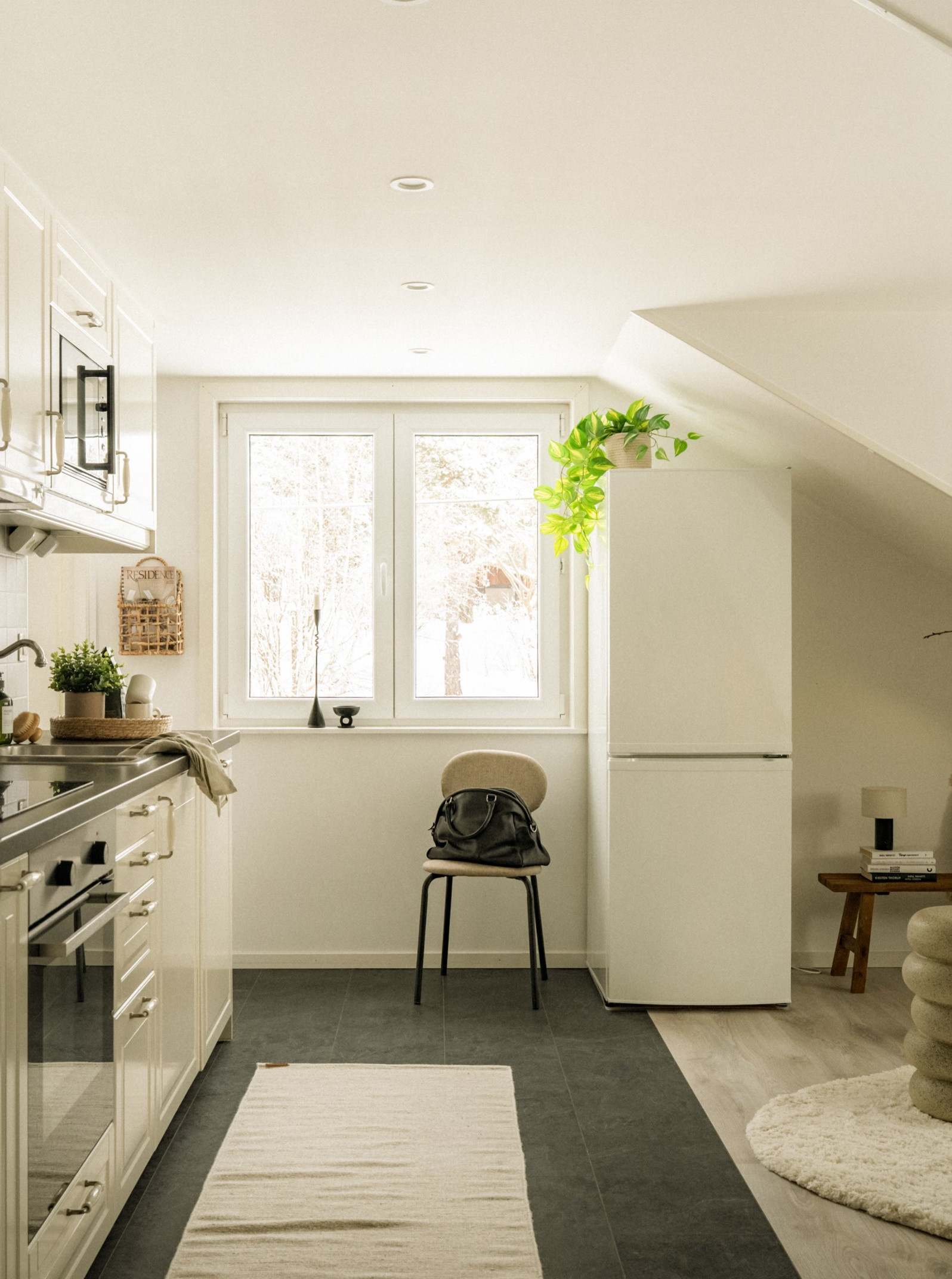 open kitchen and living room scandinavian decor 34sqm apartement under the attic open kitchen and living room scandinavian decor 34sqm apartement under the attic