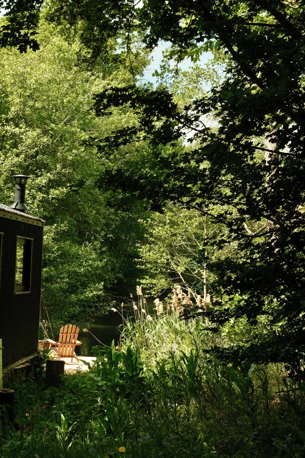 mini-maison scandinave dans la campagne anglaise Little Wren