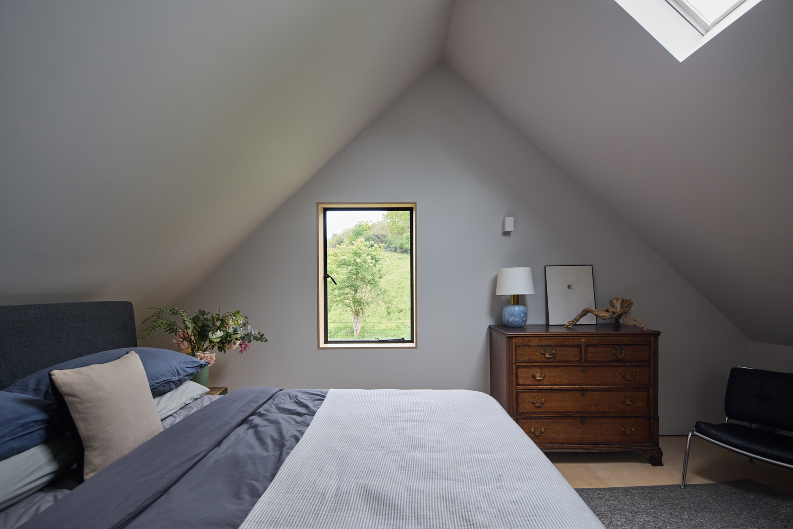chambre mansardée avec velux