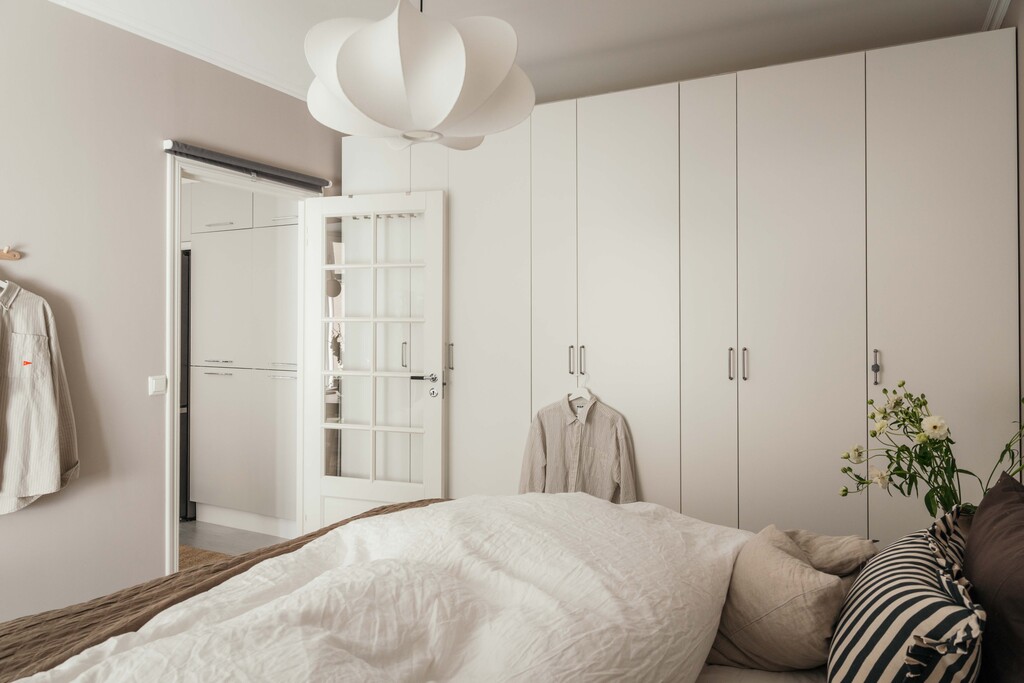 chambre tons neutres décoration scandinave