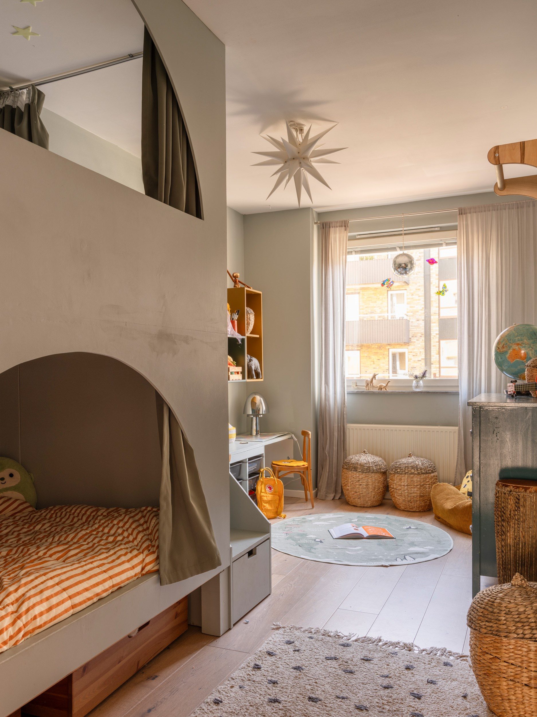 chambre enfant avec lit superposé sur mesure décoration scandinave chambre enfant avec lit superposé sur mesure décoration scandinave
