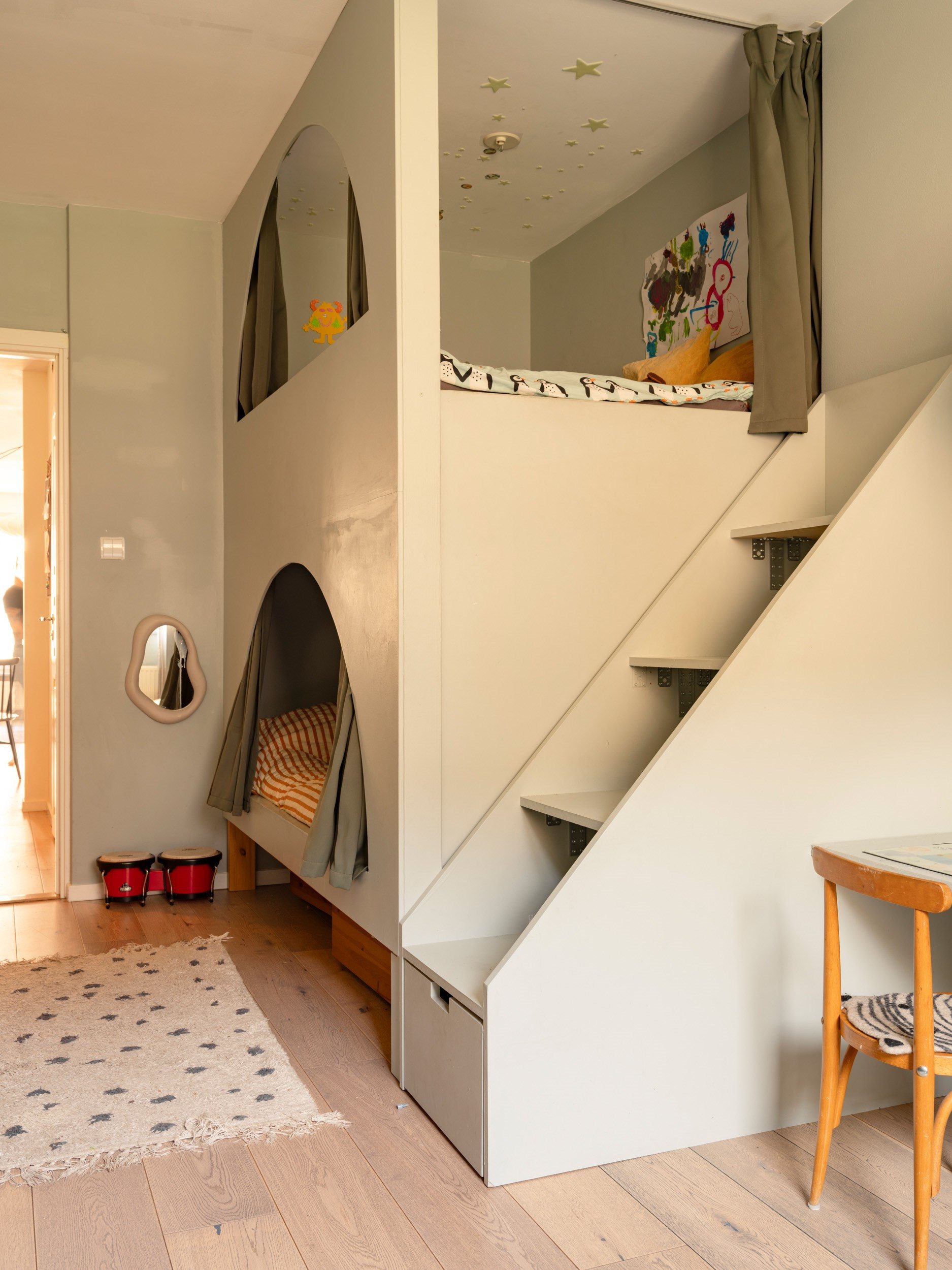 chambre enfant avec lit superposé sur mesure décoration scandinave chambre enfant avec lit superposé sur mesure décoration scandinave