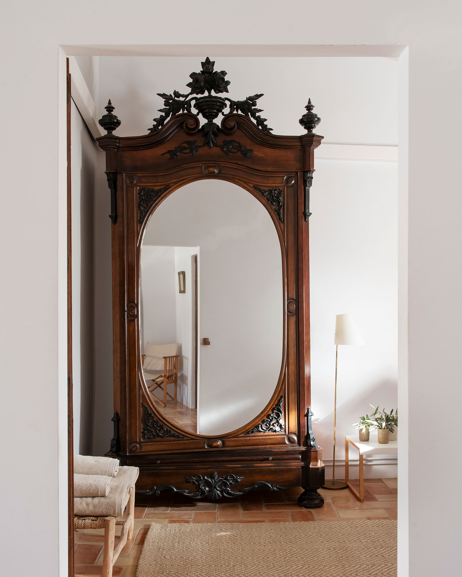 chambre avec armoire ancienne Casa Maltesa
