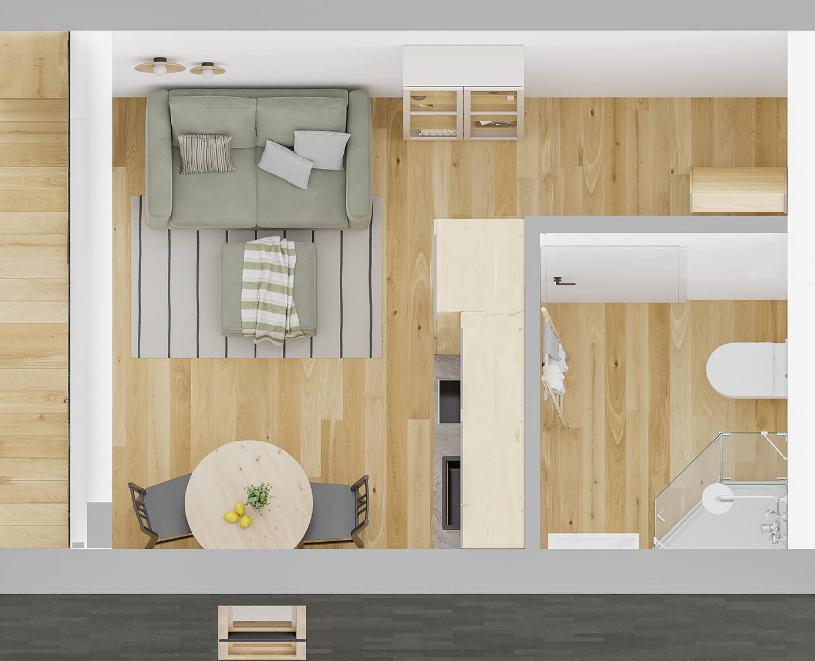 29sqm modular wood cabin STOK V1_A2 Eko Architektura 29sqm modular wood cabin STOK V1_A2 Eko Architektura