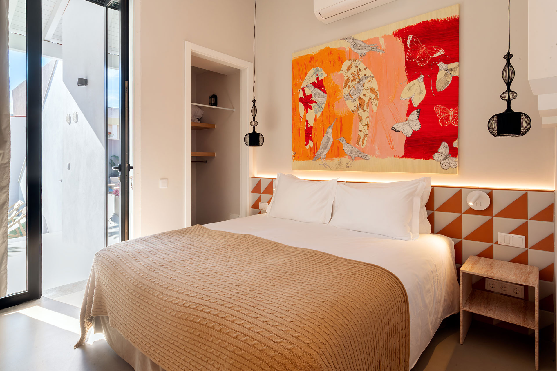 chambre décoration contemporaine Casa Dima Algarve