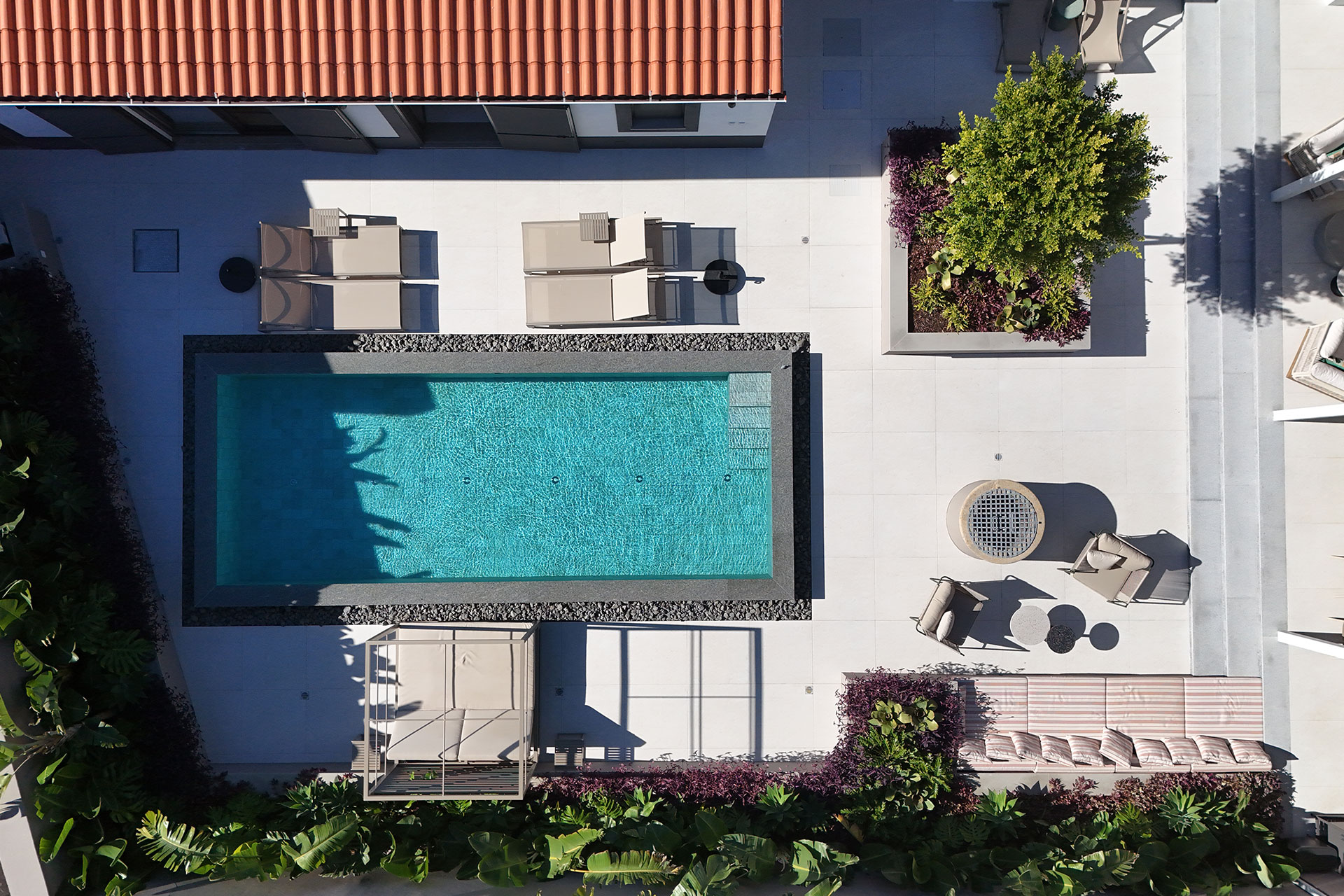 terrasse avec piscine Casa Dima Algarve