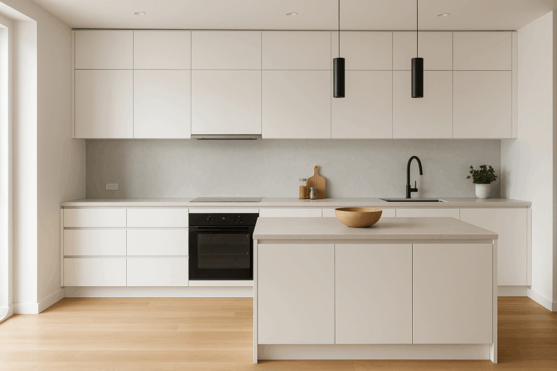 cuisine relookée blanche avec façades Cuisina9 cuisine relookée blanche avec façades Cuisina9