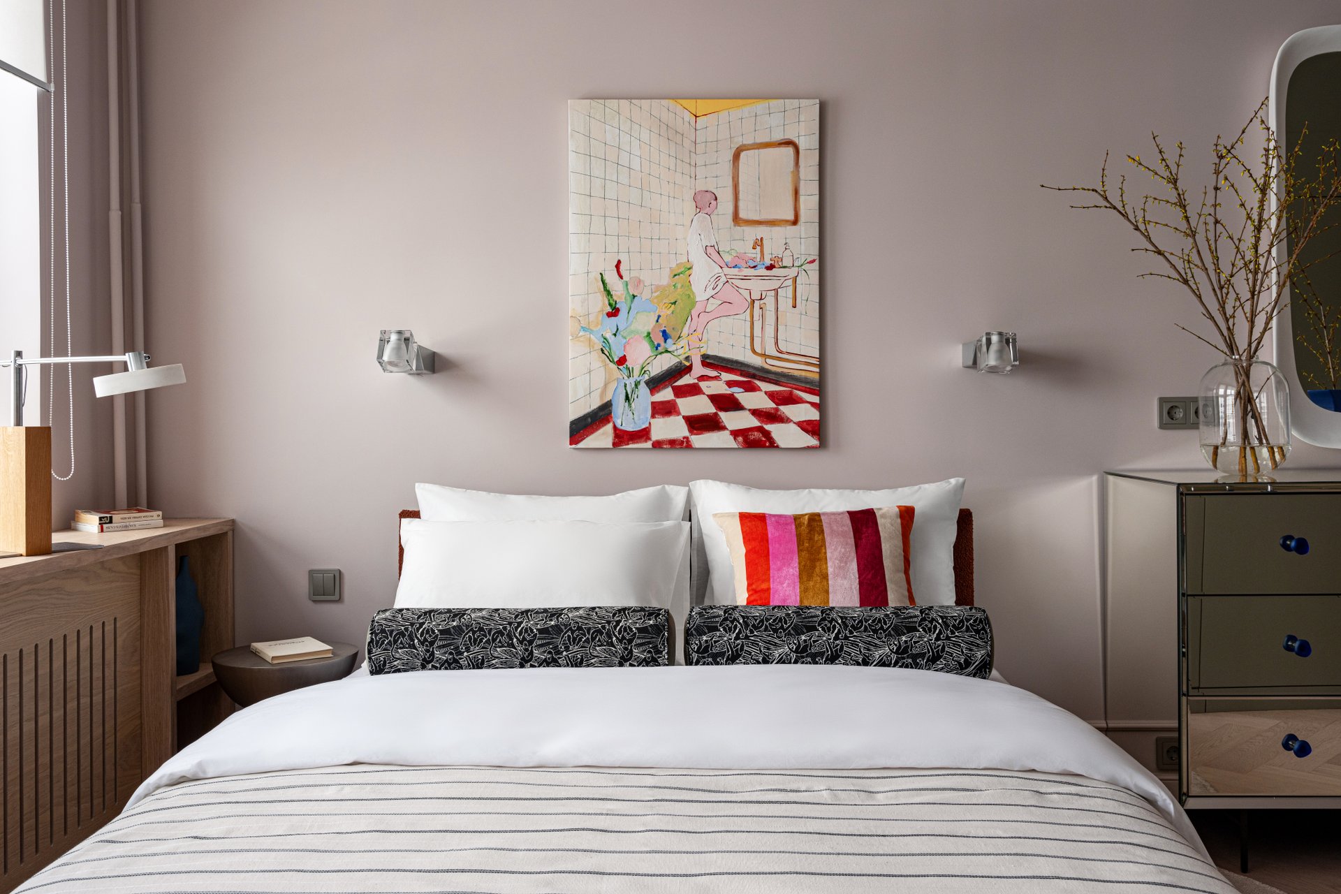 chambre mur rose chambre mur rose