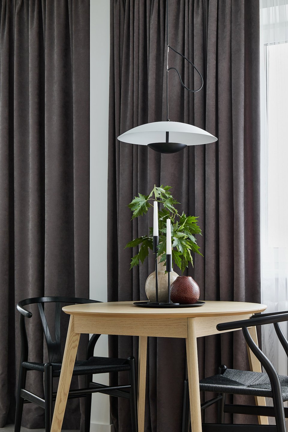 salle à manger décoration contemporaine appartement de 42m2