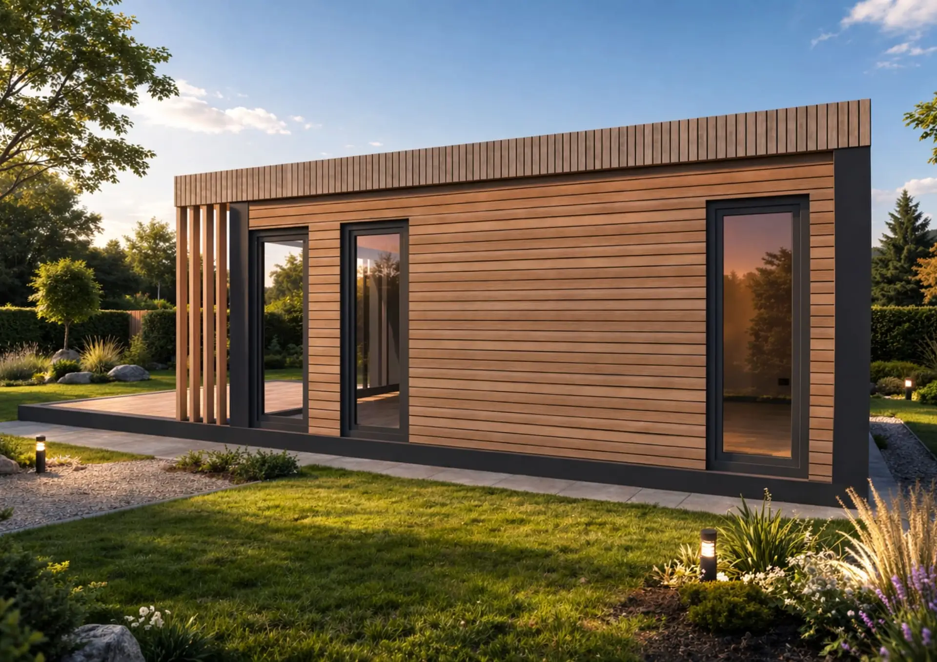 mini maison bois DESEO by BCM 18m2 mini maison bois DESEO by BCM 18m2