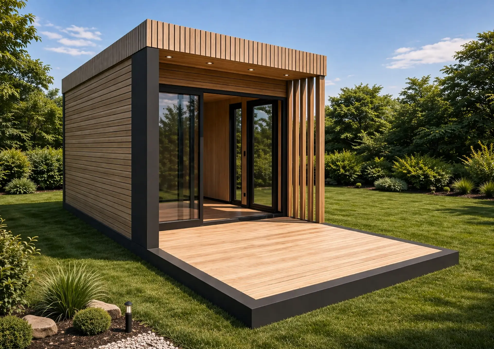 mini maison bois DESEO by BCM 18m2 mini maison bois DESEO by BCM 18m2