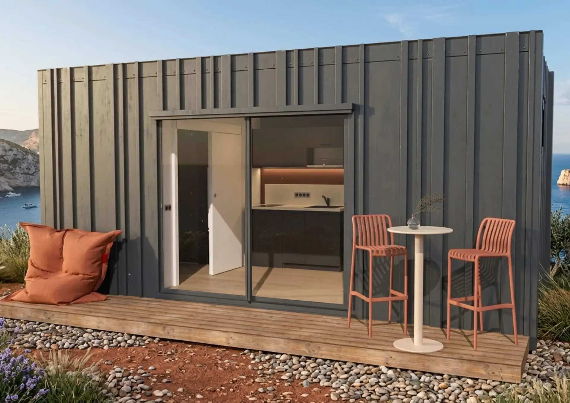 studio de jardin français DESEO by BCM 18m2 studio de jardin français DESEO by BCM 18m2