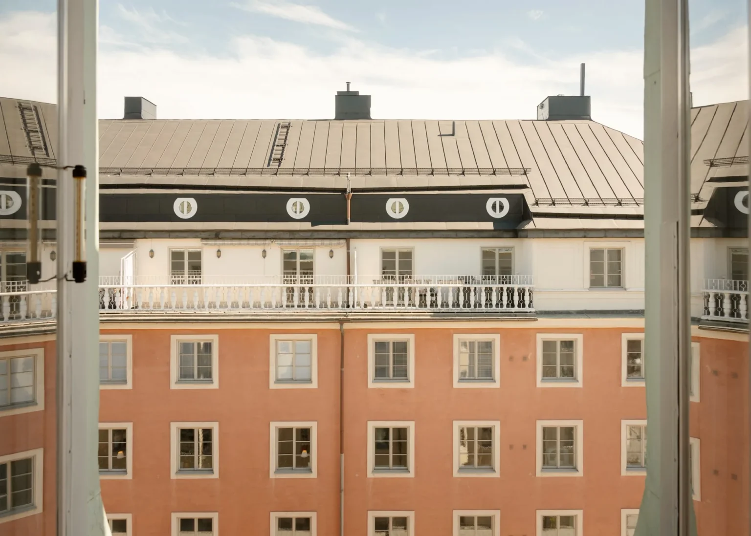 vue immeuble ancien Stockholm