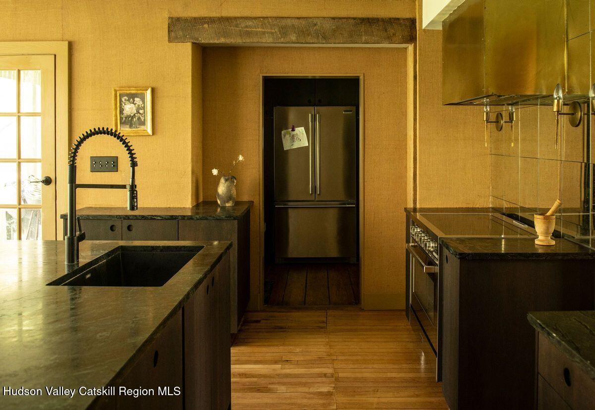 cuisine moderne dans maison de la vallée de l cuisine moderne dans maison de la vallée de l'Hudson Garrett Stickles House