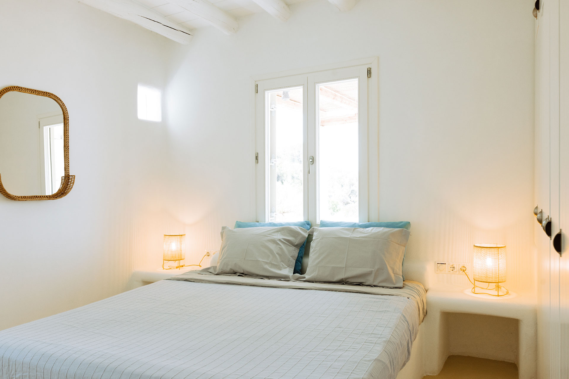 bedroom Villa Rizza island of Andros Greece 