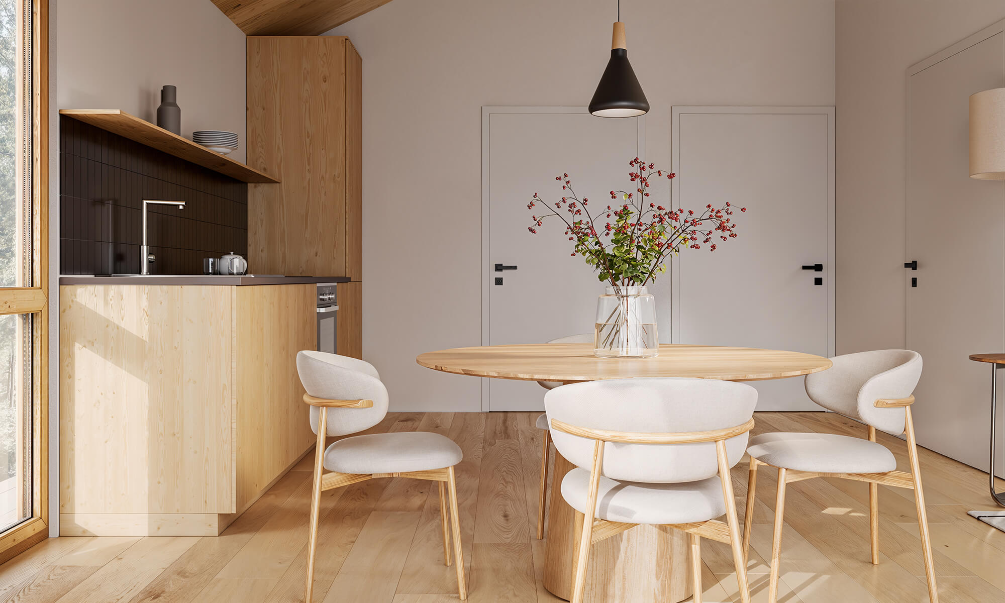intérieur modèle ROANNE V2_A2 Chalet Pro
