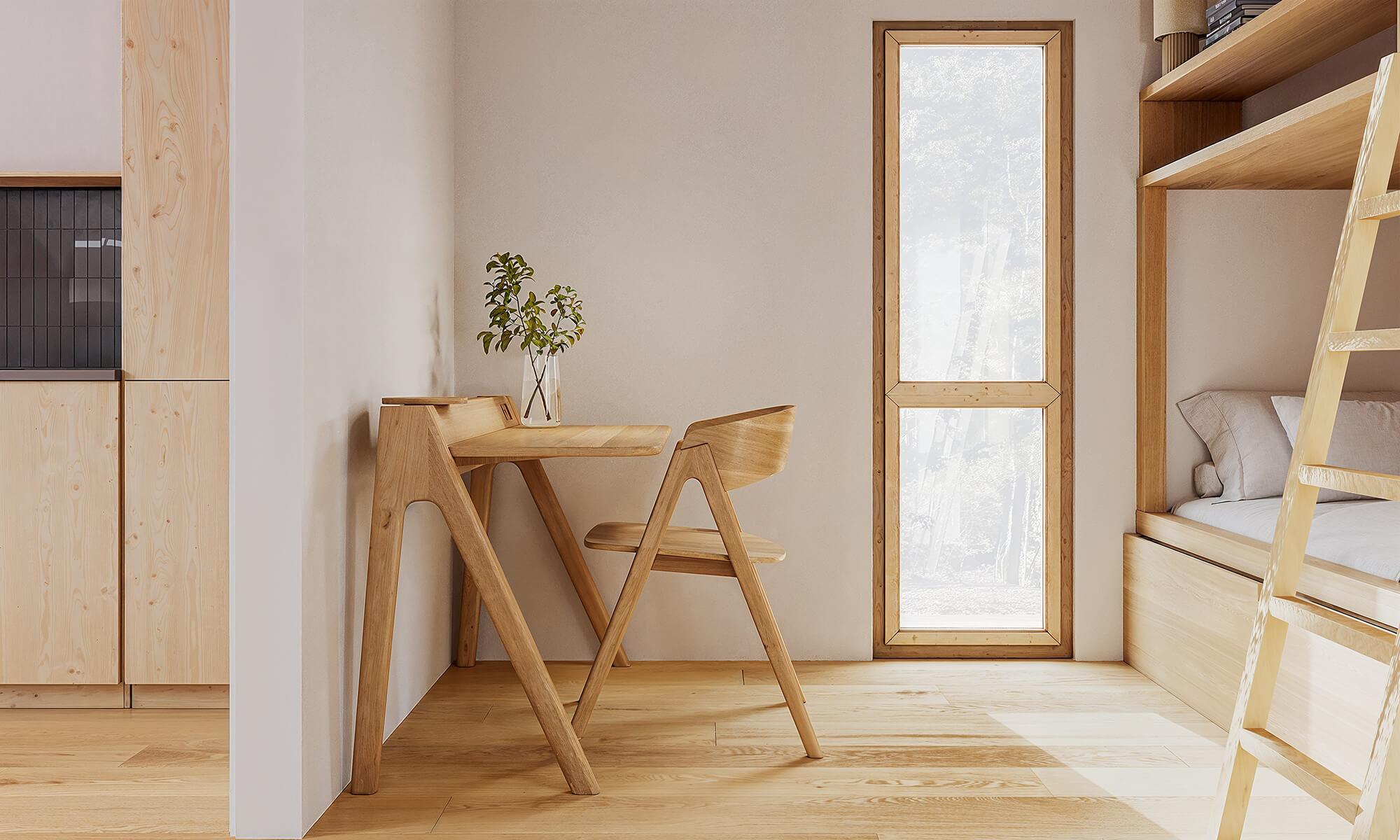 intérieur modèle ROANNE V2_A2 Chalet Pro