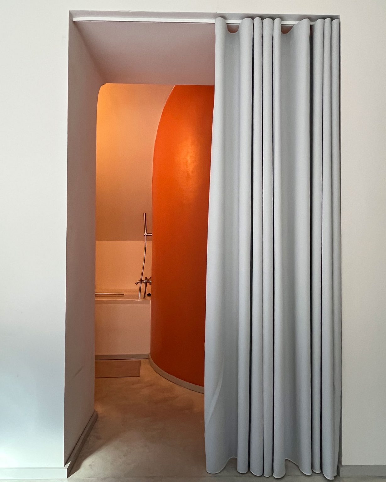 salle de bain orange salle de bain orange