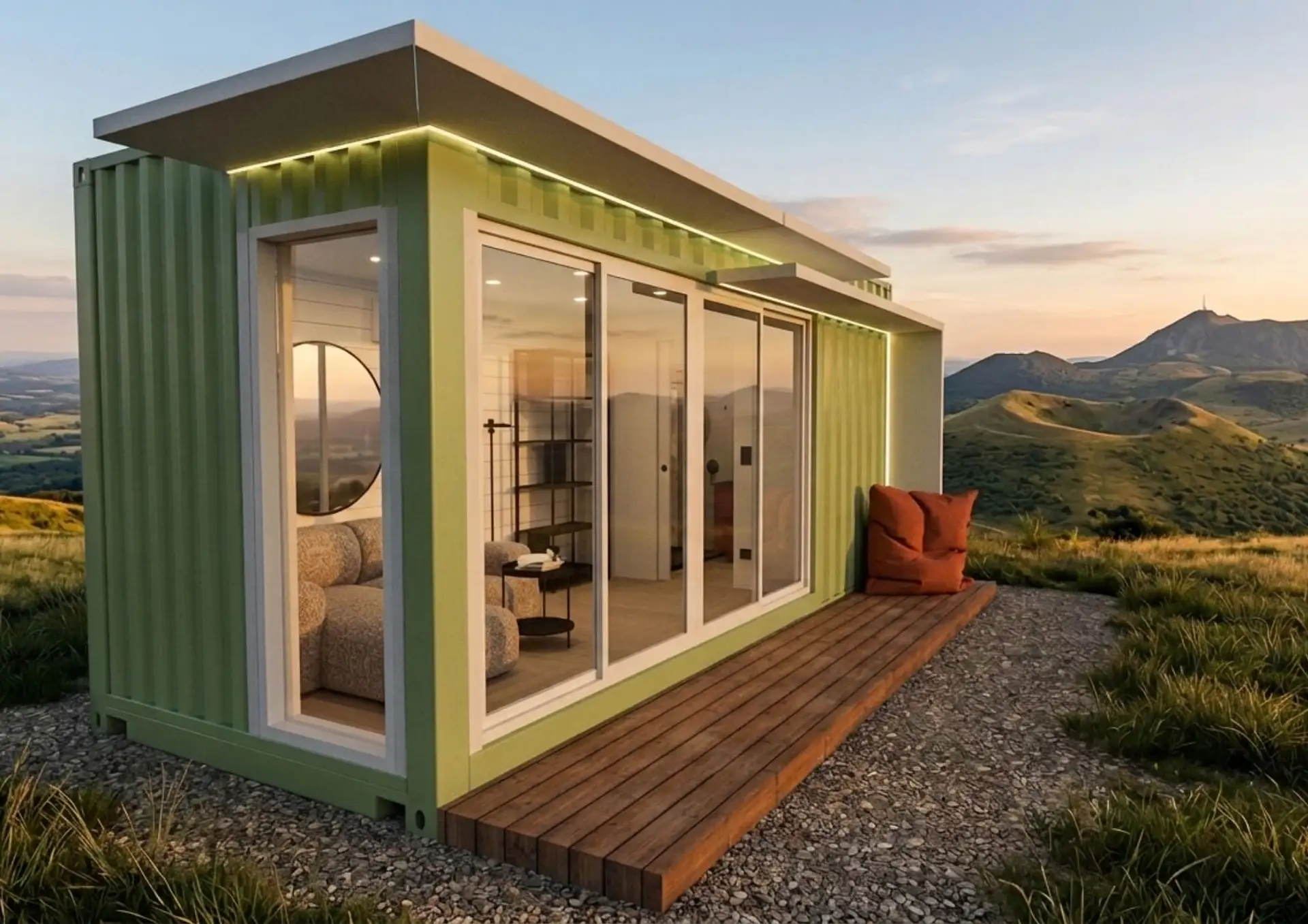 studio de jardin français DESEO by BCM 18m2 style mini maison container studio de jardin français DESEO by BCM 18m2 style mini maison container