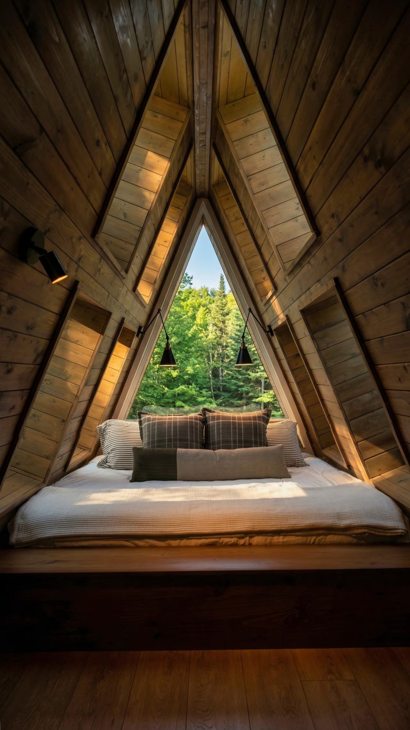 chambre maison en bois A-Frame chambre maison en bois A-Frame