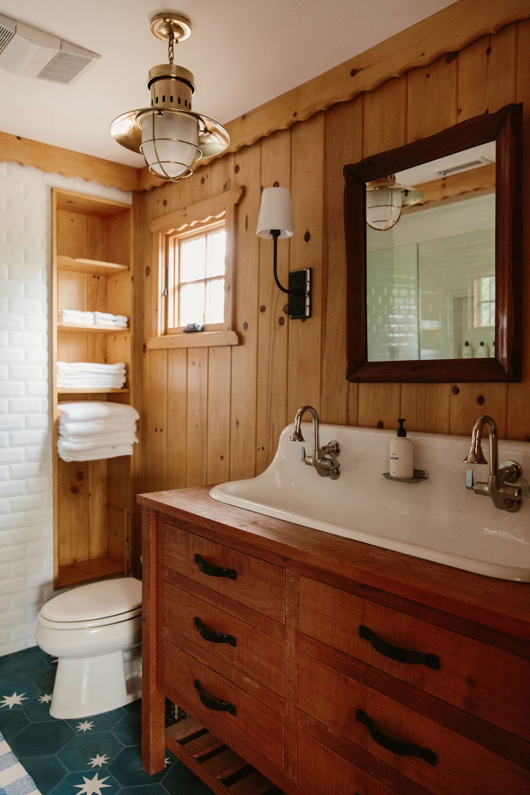 salle de bain vintage