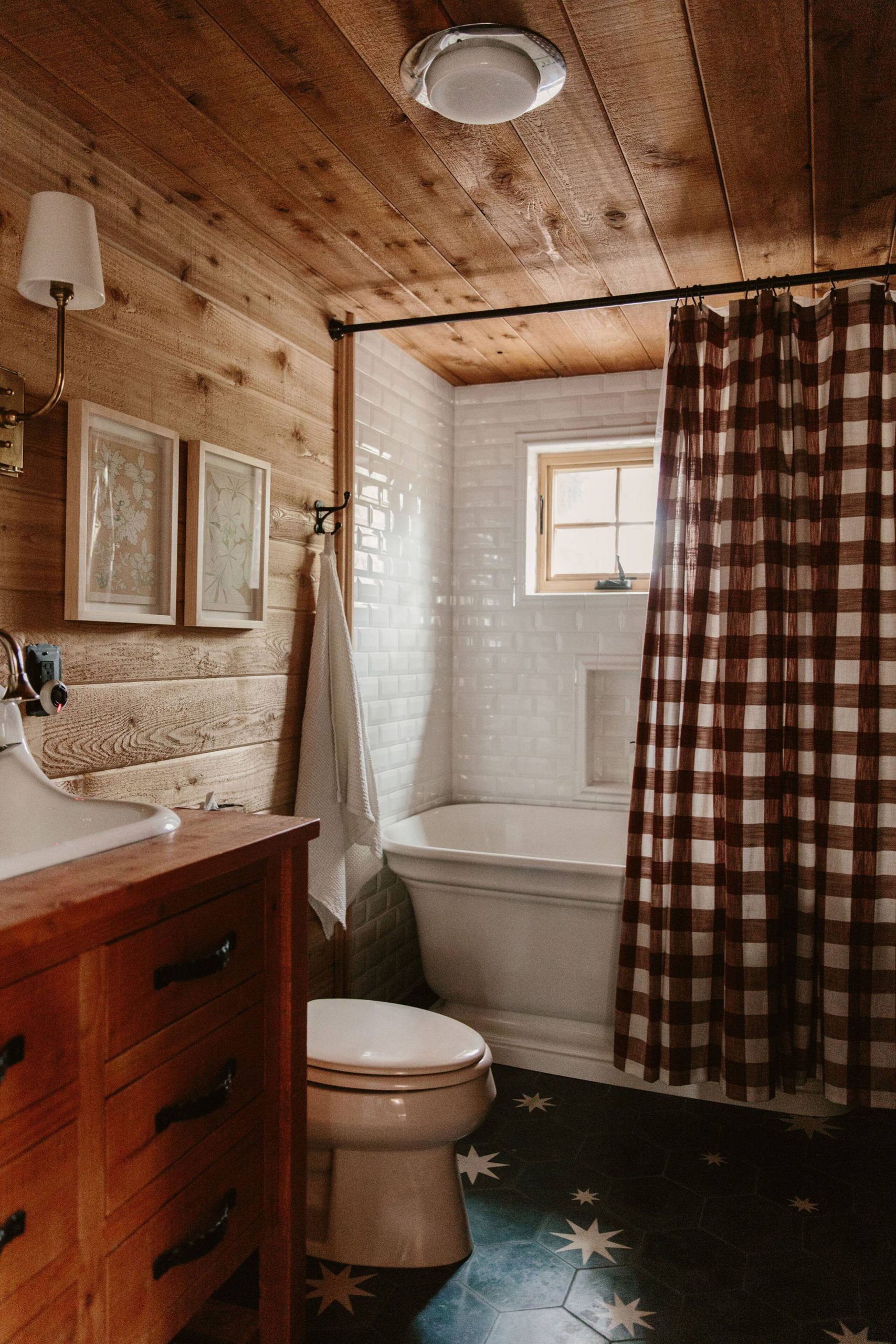 salle de bain vintage
