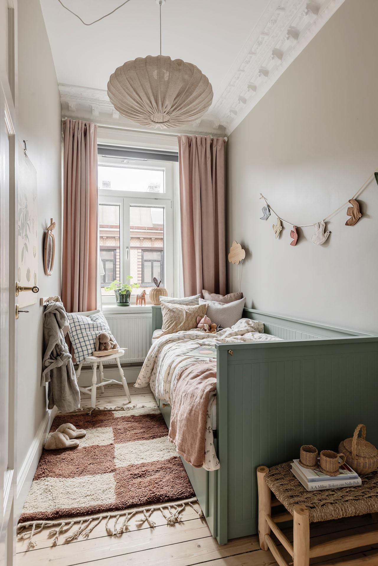 chambre enfant décoration scandinave appartement ancien 81m2