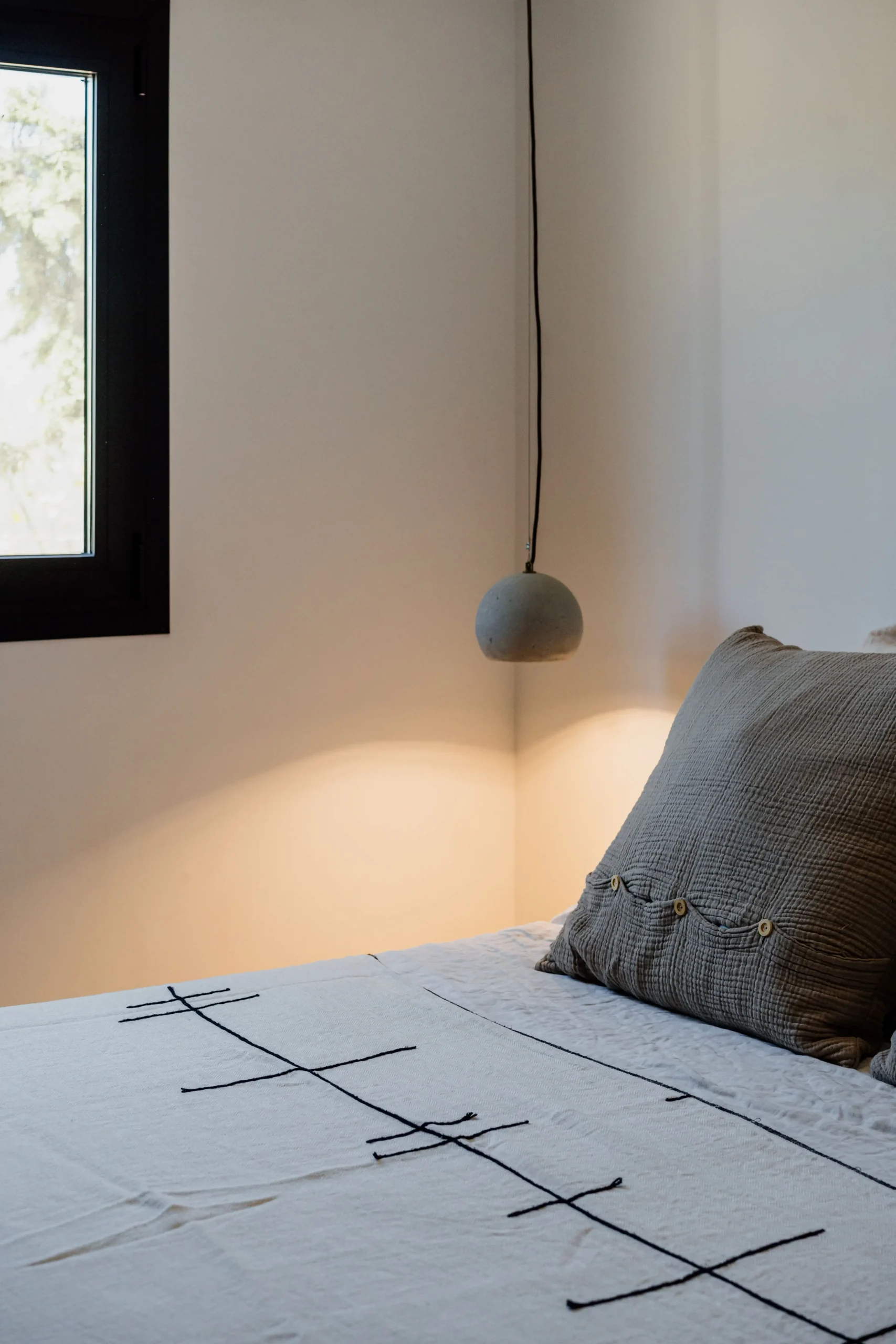 chambre minimaliste maison à Ibiza chambre minimaliste maison à Ibiza