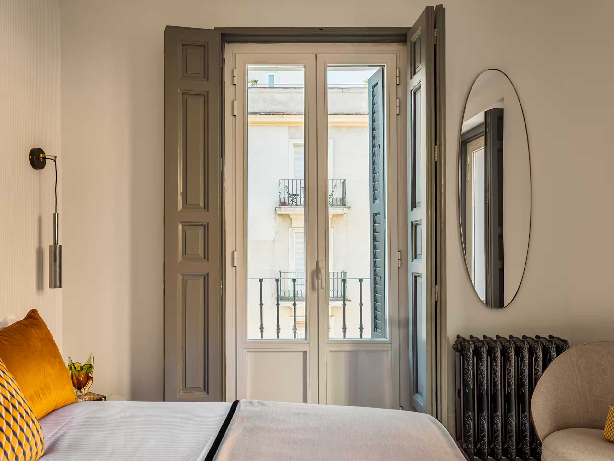 chambre appartement chic et design à Madrid Seven Balconies